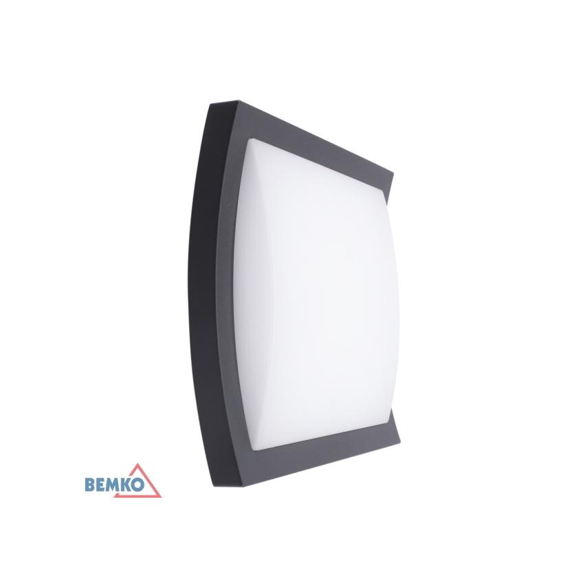 OPRAWA ELEWACYJNA VALANT 20W 3000K 1400LM IP65 243X243X73MM PLAFON GRAFIT C25-EL1-P-020GR-3K BEMKO