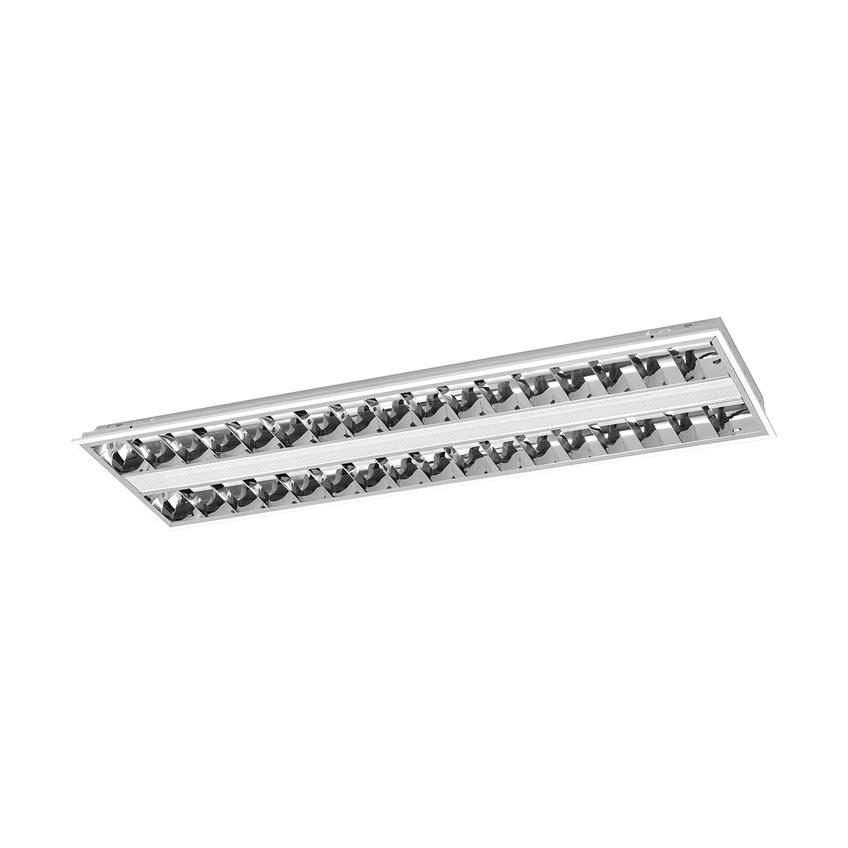 GTV OPRAWA LED CELTA 50W, 2X120cm, 5000lm, AC 220-240V, 50/60Hz, IP20, NEUTRALNY BIAŁY, WPUSZCZANA, BIAŁY LD-CE2120W-50 GTV Poland