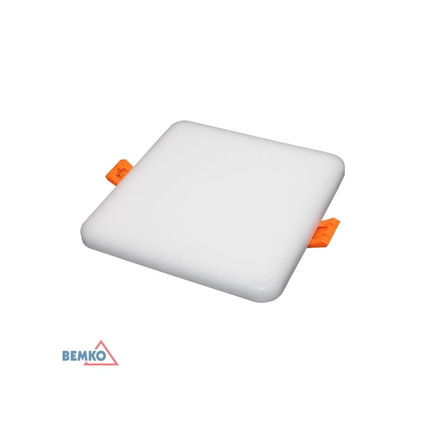 OPRAWA DOWNLIGHT LED WALED 26W 4000K 2220LM IP66/IP20 PF>0.9 215x215x20MM KWADRAT BIAŁY C70-DLW-S215-260-4K-WH BEMKO