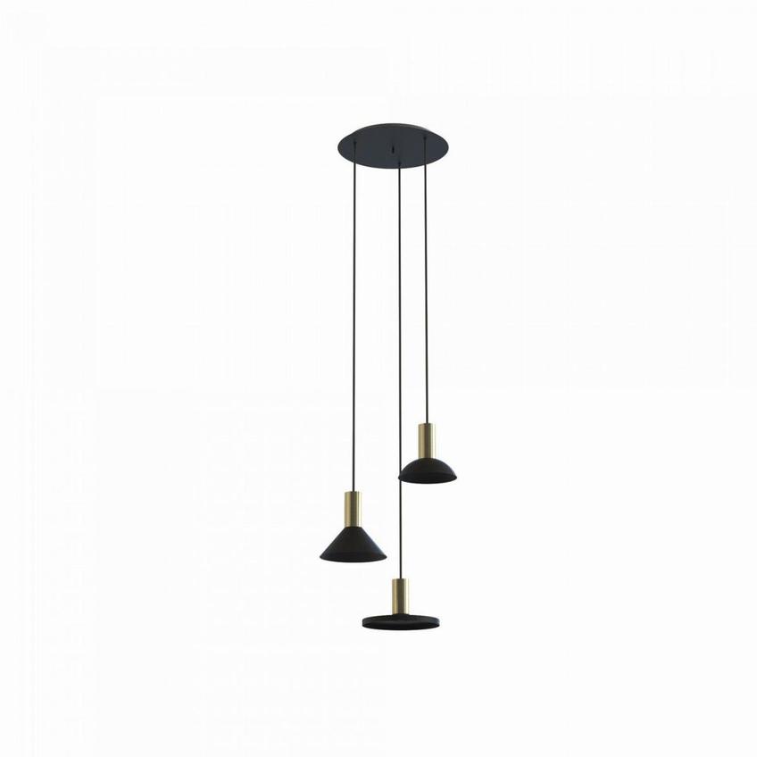 HERMANOS III BLACK/SOLID BRASS