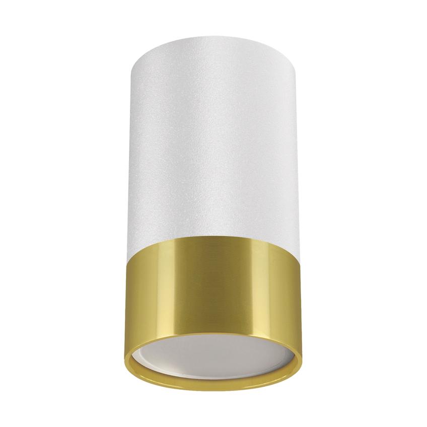 Oprawa sufitowa PUZON DWL GU10 WHITE/GOLDEN 04273 IDEUS