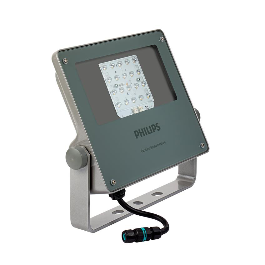 Naświetlacz LED Coreline BVP125 57W 8000lm IP66 4000K barwa neutralna LED80-4S/740 PSU S ALU C1KC3 5 lat gw. 9,123E+11 PHILIPS