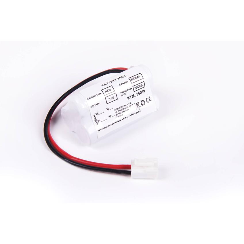Pakiet akumulatorów NiCd 3,6V 800mAh HT do oprawy Starlet External 3W 1H 96009 INTELIGHT