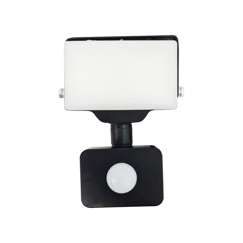 PORTO S LED 10W naświetlacz z PIR, 800lm, IP44, 4000K, aluminium + poliwęglan AD-NL-6462BLR4 ORNO