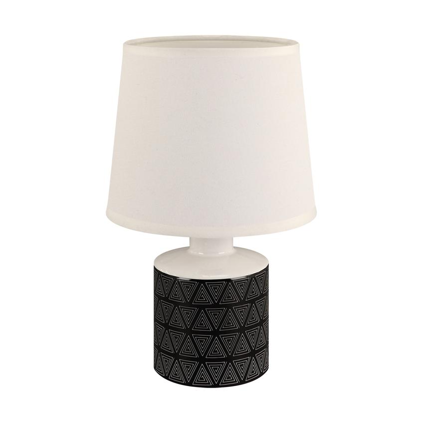 Lamka stołowa TOPIK E14 WHITE/BLACK 04103 IDEUS