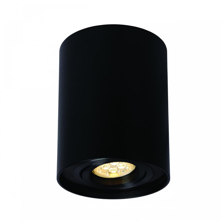 Oprawa punktowa CHLOE GU10 NATYNKOWA GU10 250V IP20 94x125mm CZARNY OKRĄGŁA RUCHOMA Spectrum LED