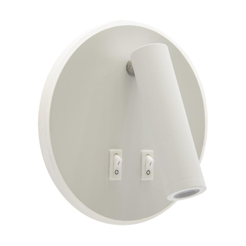 Lampa kinkiet LED 6+3W 2w1 HOTEL SYPIALNIA 03722 IDEUS