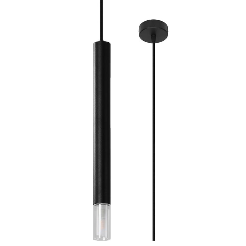 Sollux Lampa wisząca WEZYR 1 czarna