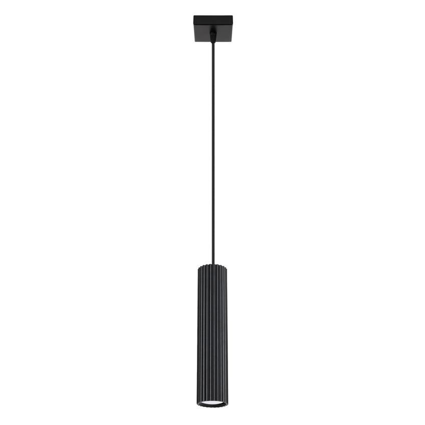 Sollux Lampa wisząca KARBON 1 czarny SL.1573