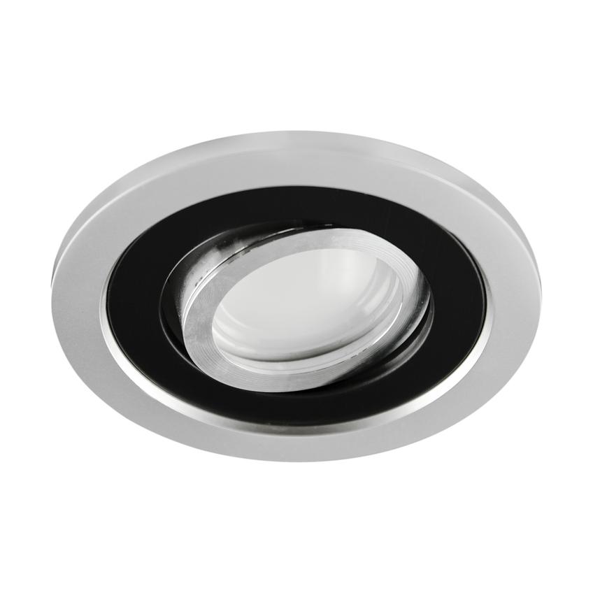 Sufitowa oprawa punktowa BORYS C SILVER/BLACK 03223 IDEUS