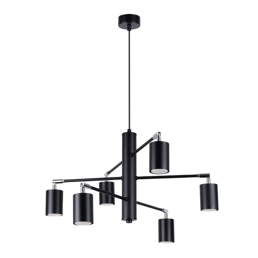 Sollux Żyrandol LEMMI 6 czarny SL.1207