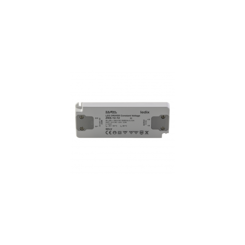 Zasilacz LED slim 12V DC 12W ZNS-12-12 LDX10000137 LDX10000137-WPL ZAMEL