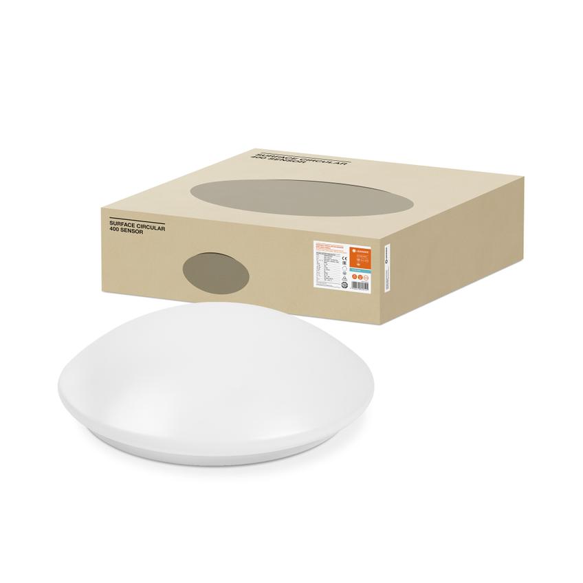 Oprawa ścienna SURFACE CIRCULAR 400 SENSOR 24 W 4000 K IP44 WT