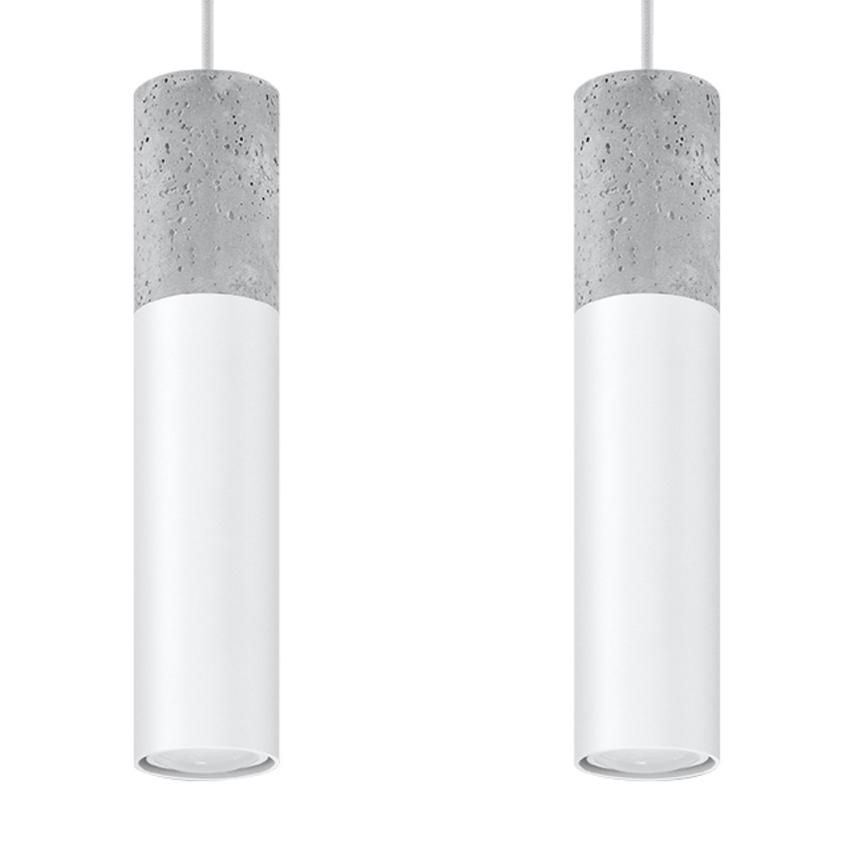 Lampa wisząca BORGIO 2 biały