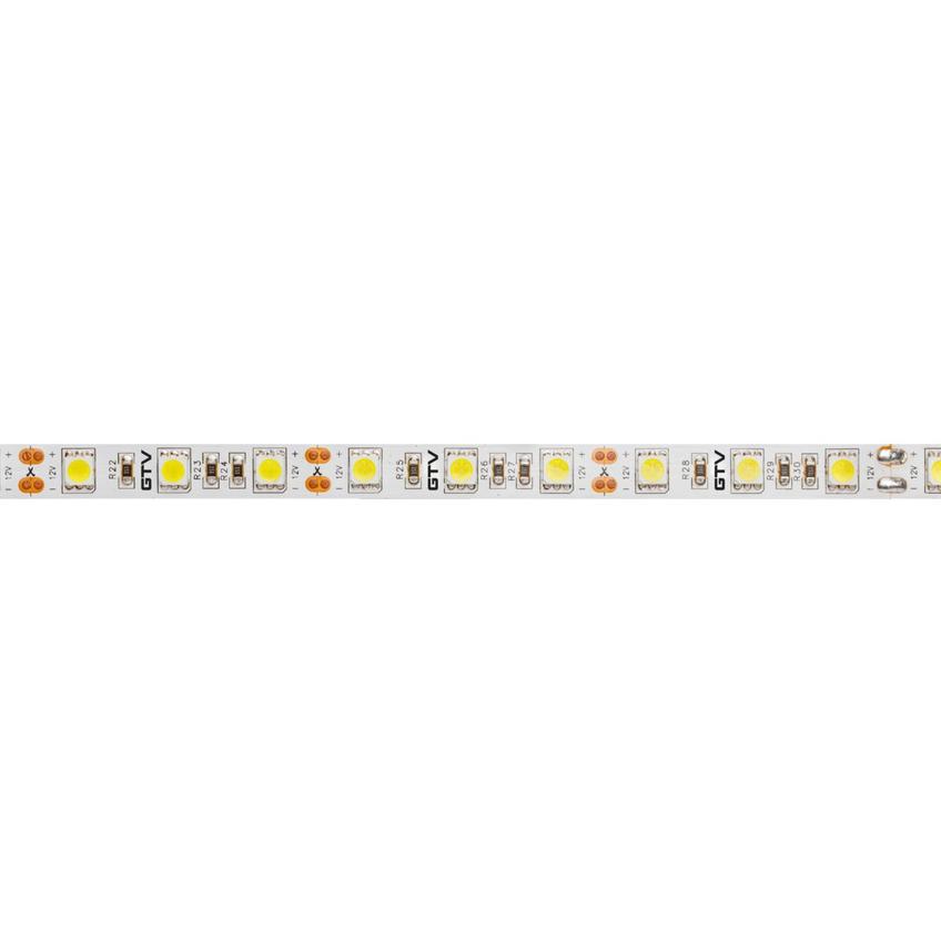 GTV TAŚMA FLASH 5050, 300 LED CIEPŁY BIAŁY, 72W BEZ ŻELU 10mm, ROLKA 5m LD-5050-300-20-CB GTV Poland