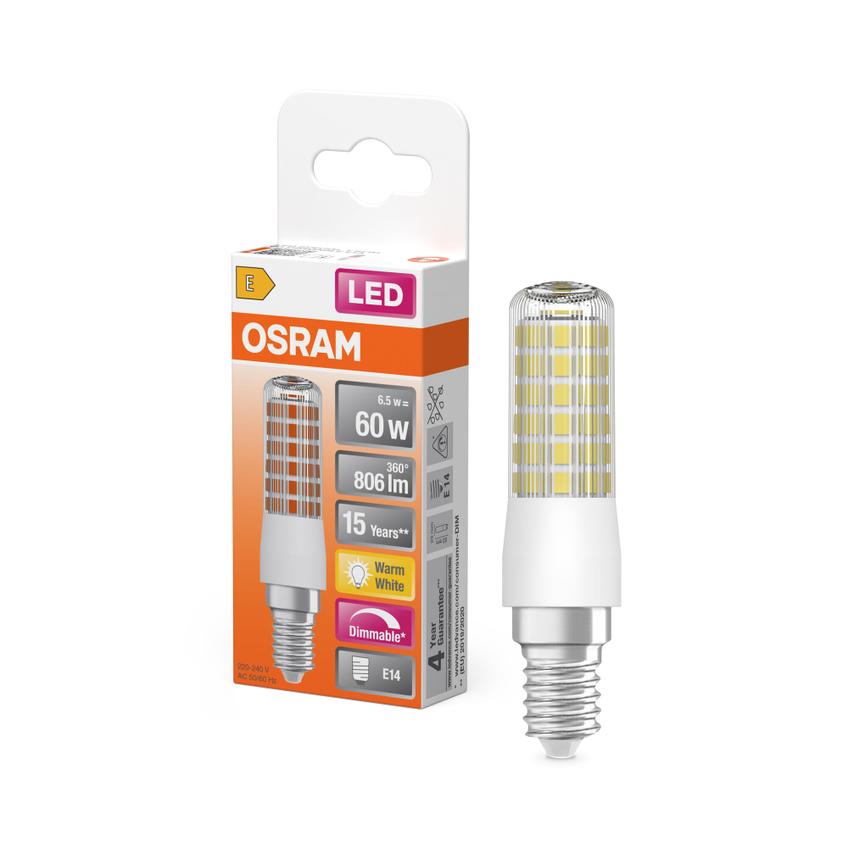 Lampa LED SPECIAL T SLIM CL 60 dim 7W 827 E14