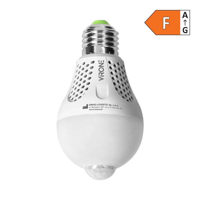 Żarówka z PIR LED PIR 7W A60 7W 600lm 4000K SW/R-3 ORNO