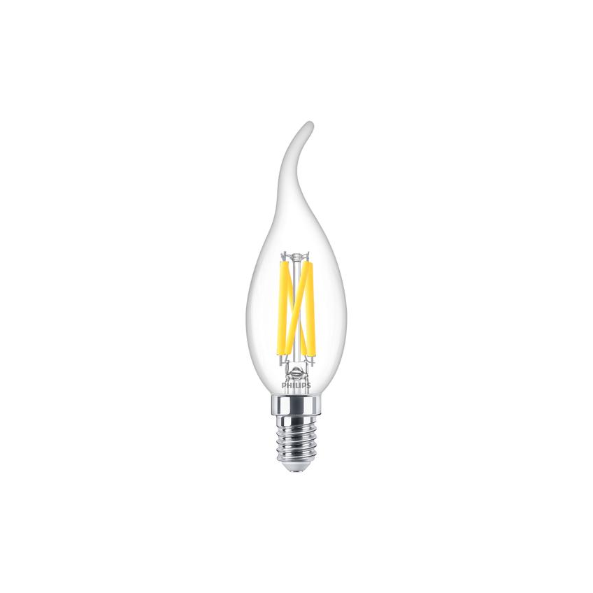 Żarówka LED świeczka 3,4W=40W 470lm 2700K 3,4-40W E14927 BA35 5 lat gw. 9,29003E+11 PHILIPS
