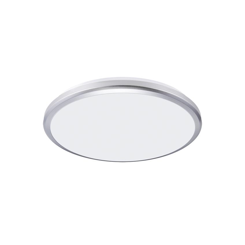 Ideus plafon zewnętrzny LED Planar 12W 1320lm 4000K srebrny O21,5cm IP54 03838 IDEUS