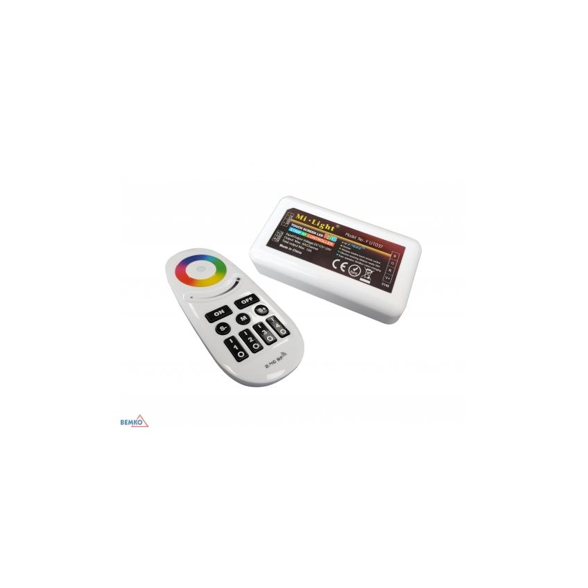 STEROWNIK LED 1-STREFOWY RF 2.4G DC 12~24V 10A RGBW Z PILOTEM B44-RF-SRP1-RGBW BEMKO