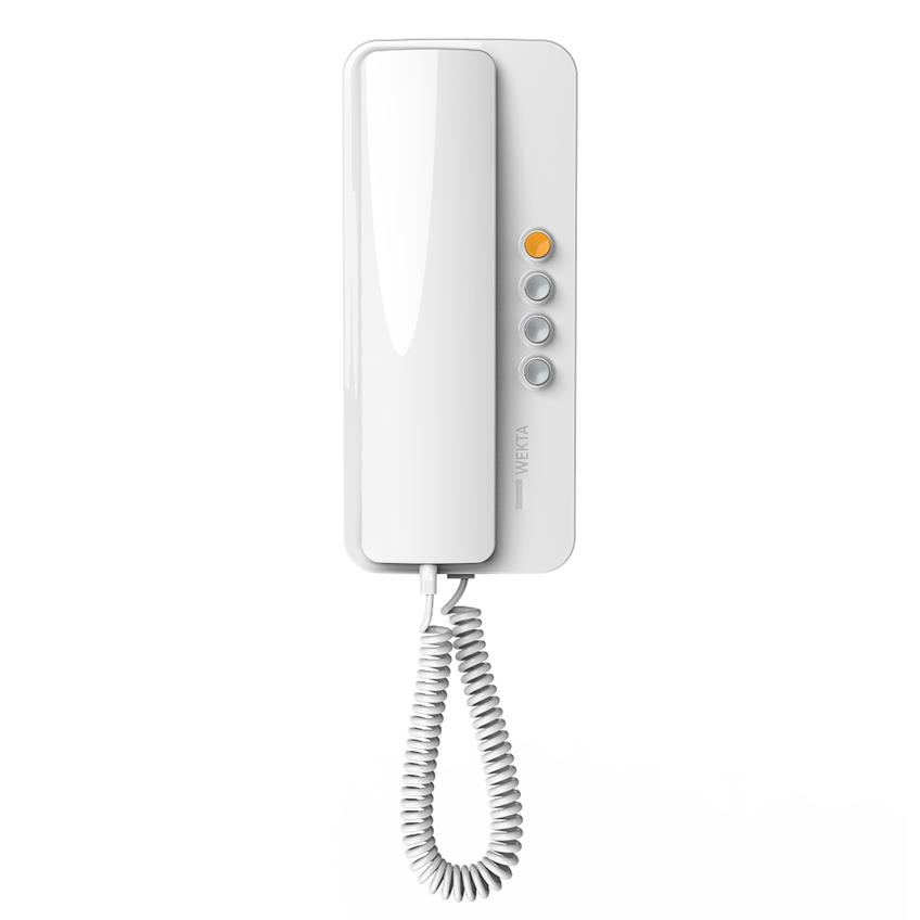 Unifon wielolokatorski do instalacji 4,5,6 żyłowych WEKTA, biały TK-6.1 ORNO
