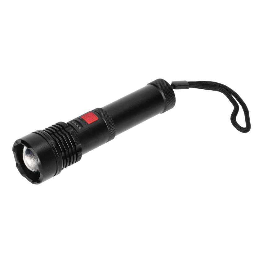 Latarka LED COB 12W z zoomem i akumulatorem 2200 mAh LT-12 ORNO