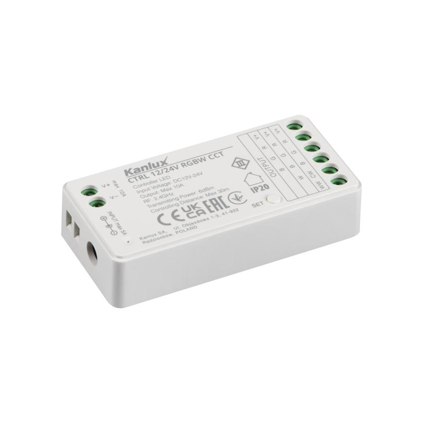CTRL 12/24V RGBW CCT Kontroler do taśmy LED CTRL 12/24V RGBW CCT biały 22148 KANLUX