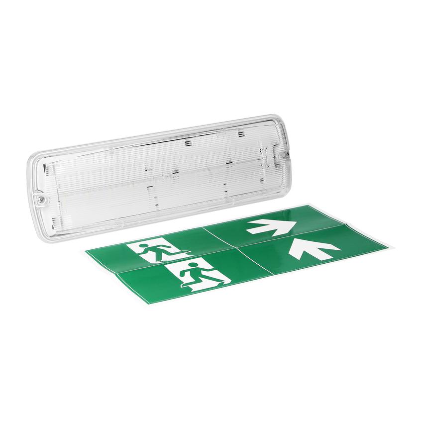 Oprawa sieciowo awaryjna METU LED 2,7W, 3H, IP65, 6000K AD-OA-6197L6 ORNO
