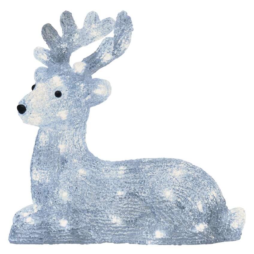 Świąteczny Renifer 40 LED 31x27cm zimna biel IP44 timer DCFC06 EMOS
