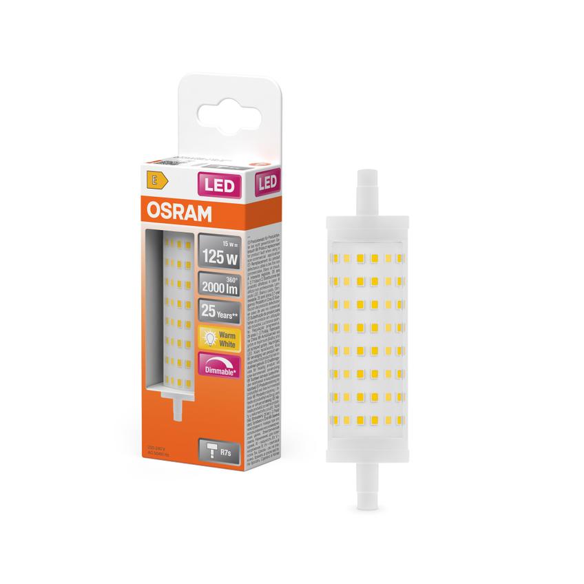LAMPA LED LINE 118mm 125D 16W/827 230V R7S 6X1