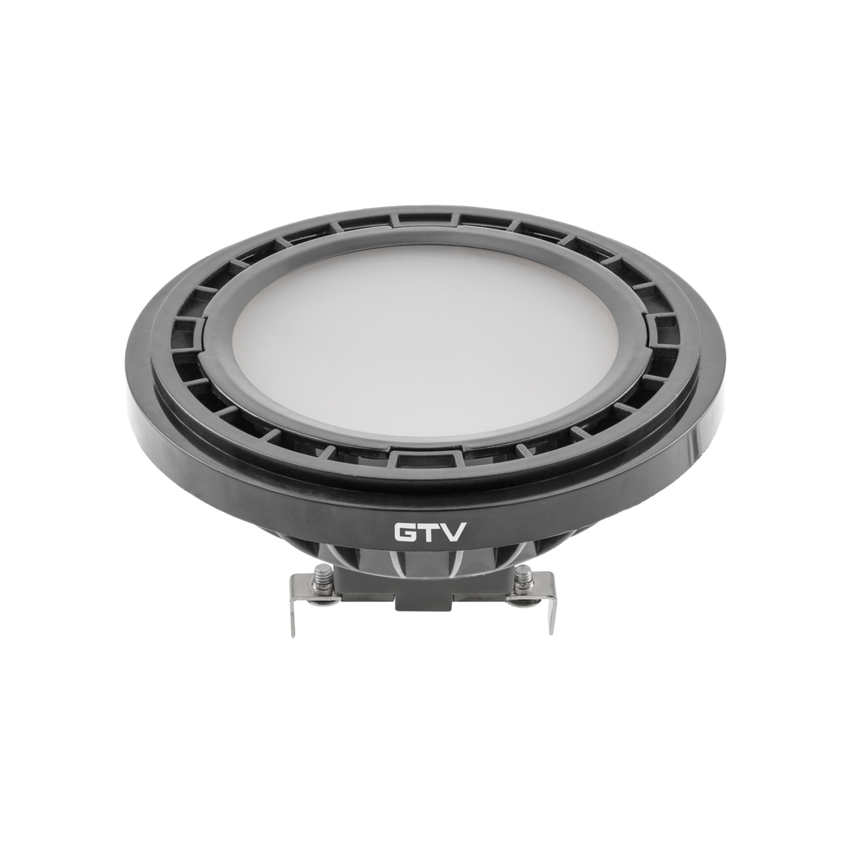 Żarówka LED A-G AR111 G53 12V DC 12,5W neutralna biel 120st czarna GTV LD-AR111NW13W120-10 GTV Poland