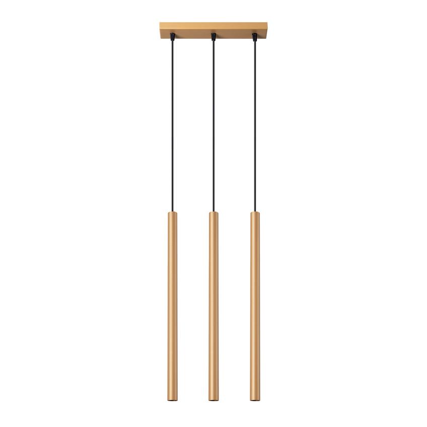 Sollux Lampa wisząca PASTELO 3L złota SL.1171