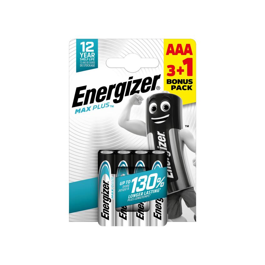 Bateria Energizer MAX PLUS AAA LR03 /4szt./ 7,6389E+12 SELVISTA