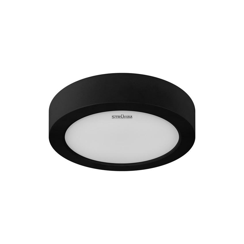 Oprawa sufitowa LED EDOR czarna LED C 9W ciepła/zimna/neutralna biel 04758 IDEUS