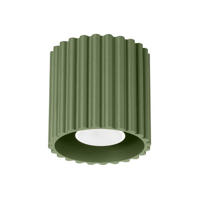 SOLLUX Plafon AURA 1 zielony oliwkowy GU10 ; SL.1794
