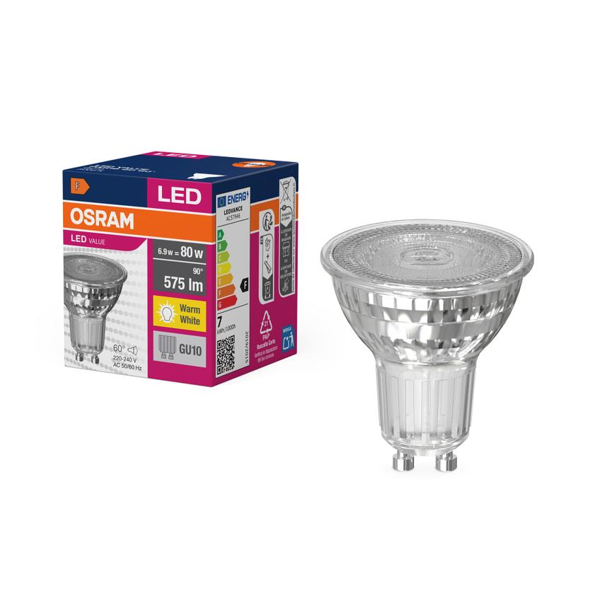 Lampa LED VALUE non-dim PAR16 80 60° 6,9W 830 GU10