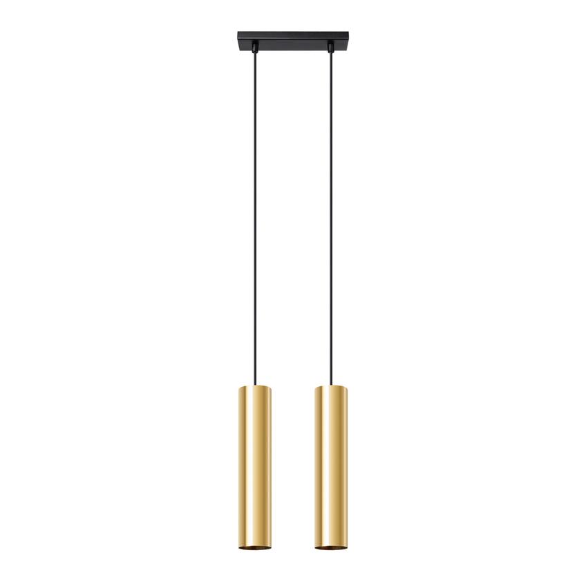 Sollux Lampa Wisząca LAGOS 2 złoty połysk SL.1241