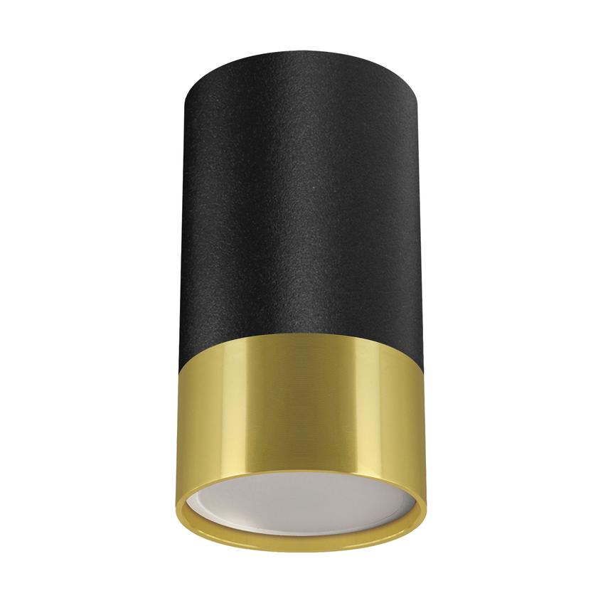 Oprawa sufitowa PUZON DWL GU10 BLACK/GOLDEN 04274 IDEUS