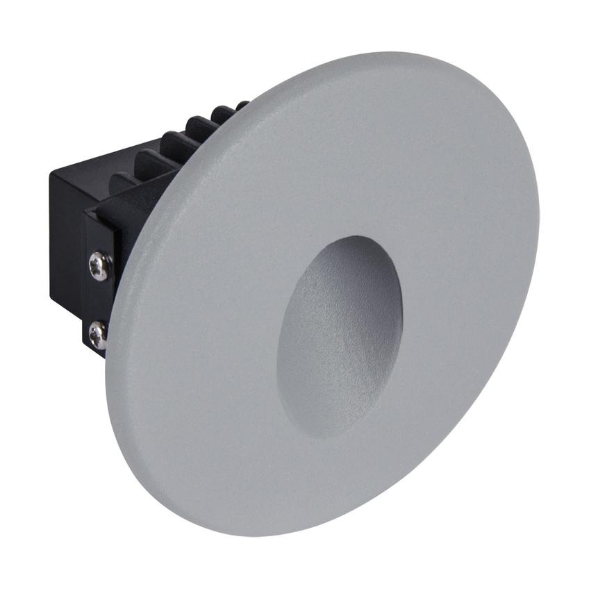 Oprawa schodowa oczko ścienne schodowe LED 1,6W 70lm barwa neutralna IP54 03904 IDEUS