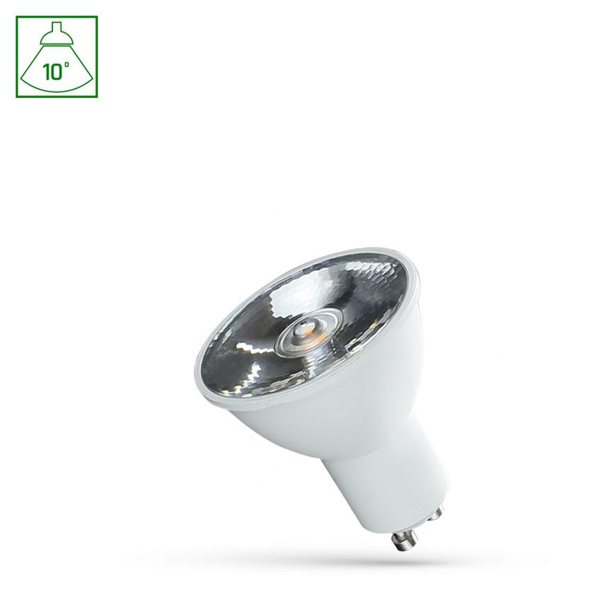 LED GU10 230V 6W SMD 10st  NW z soczewką SPECTRUM