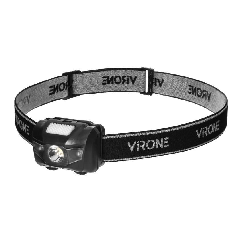 Latarka czołowa LED CREE 3W + 2 czerwone diody LED LT-8 ORNO