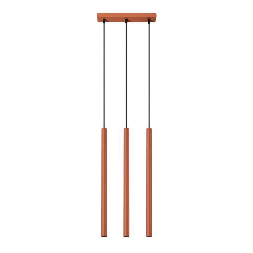 Sollux Lampa wisząca PASTELO 3 ochra czerwona SL.1526