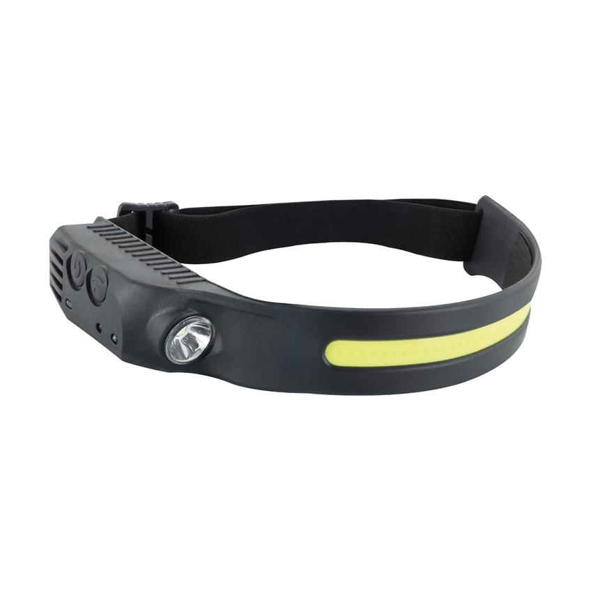 Latarka czołowa czołówka LUME LED 1W+3W 80+240 lm 6500K b. zimna USB-C 800 mAh 100%->50% 04868 IDEUS