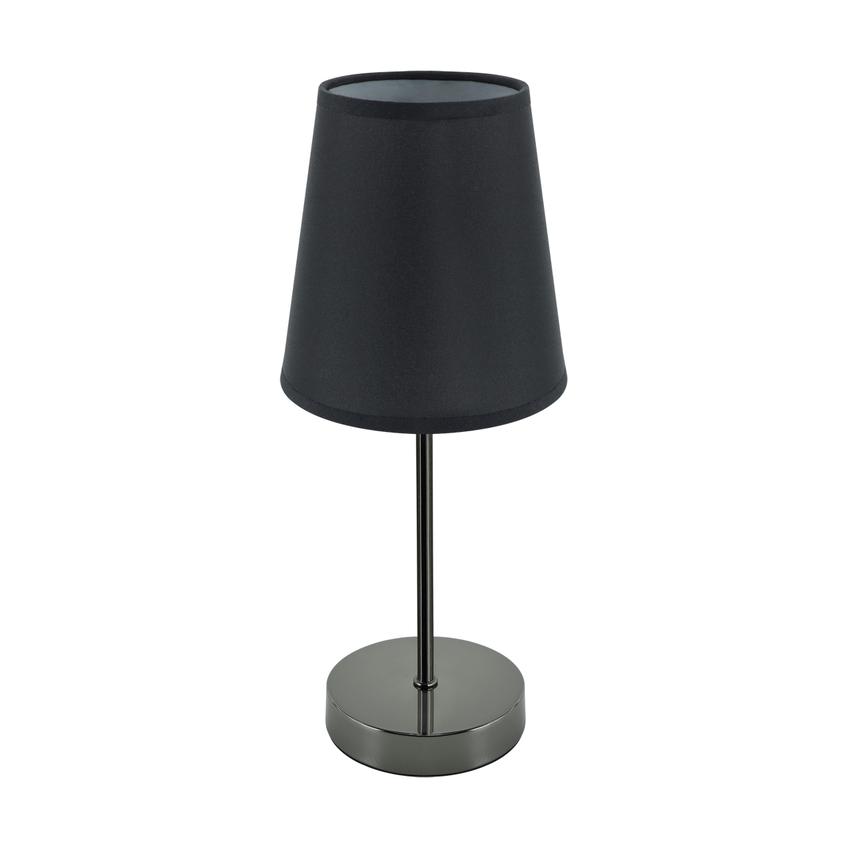 Czarna lampka nocna glamour na stolik E14 FATIMA 04830 IDEUS