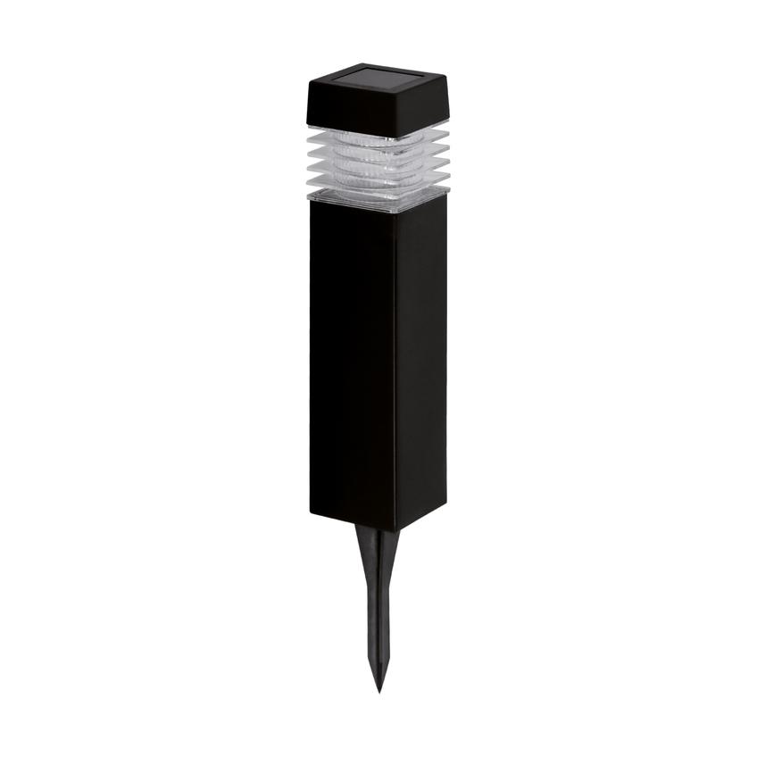 Czarna lampka solarna latarenka ZEN LED zimne światło 04376 IDEUS