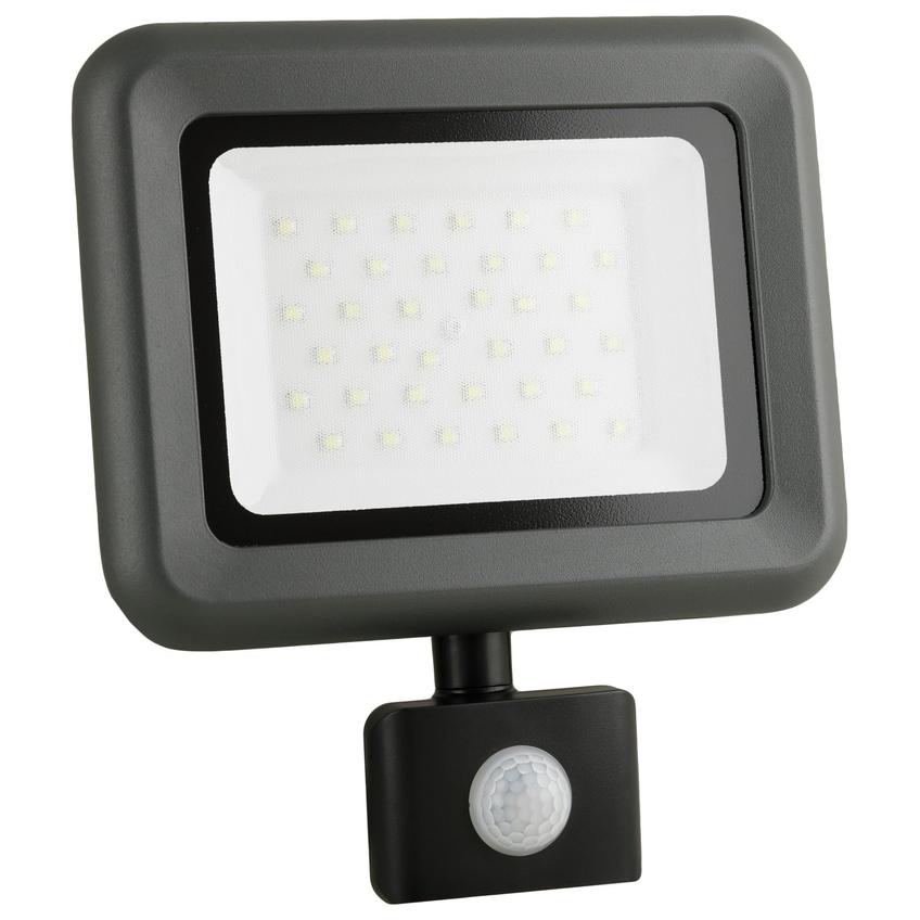 NAŚWIETLACZ LED HELI 30W Z CZUJNIKIEM RUCHU IP65 120LM/W NEUTRALNY BIAŁY 3 LATA GW. ANLUX