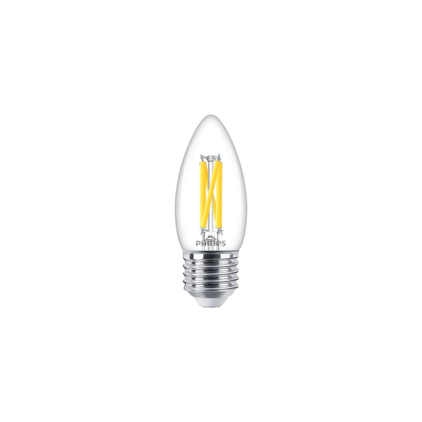 Żarówka LED świeczka 3,4W=40W 470lm 2700K 3,4-40W E27 927 B35 5 lat gw. 9,29003E+11 PHILIPS