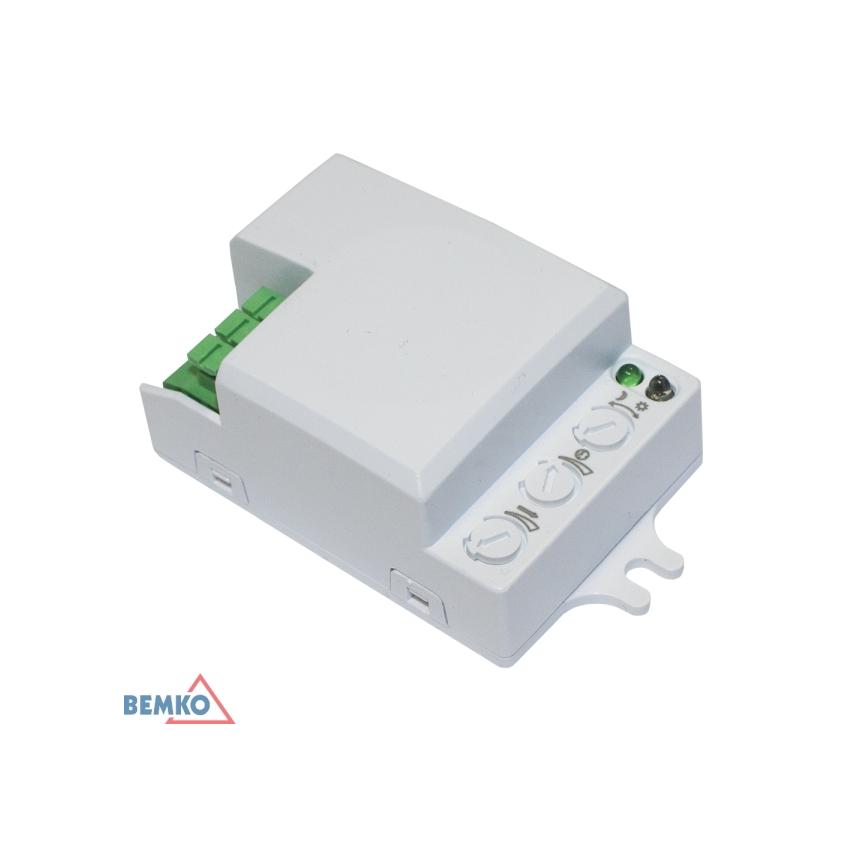 CZUJNIK MIKROFALOWY 500W 360* IP20 PROSTOKĄTNY BIAŁY B52-SES73WH BEMKO