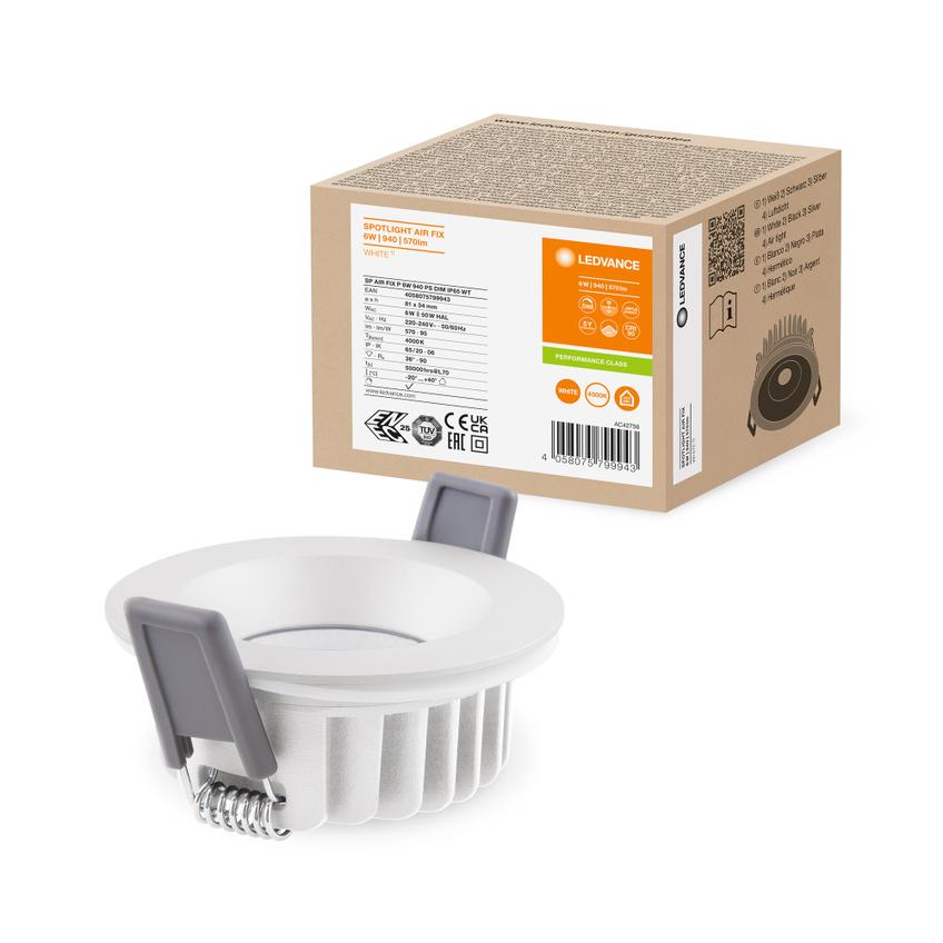 Oprawa SP AIR FIX P 6W 940 PS DIM IP65 WT