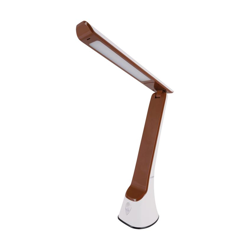Lampka biurkowa GIBON LED WHITE/BROWN 04002 IDEUS